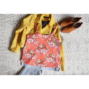 Hive & Honey Double Layer Tank - Sz S